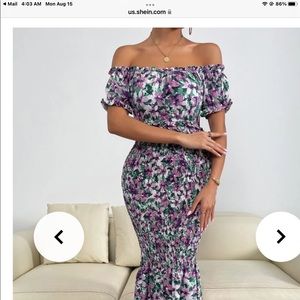 Shein floral dress